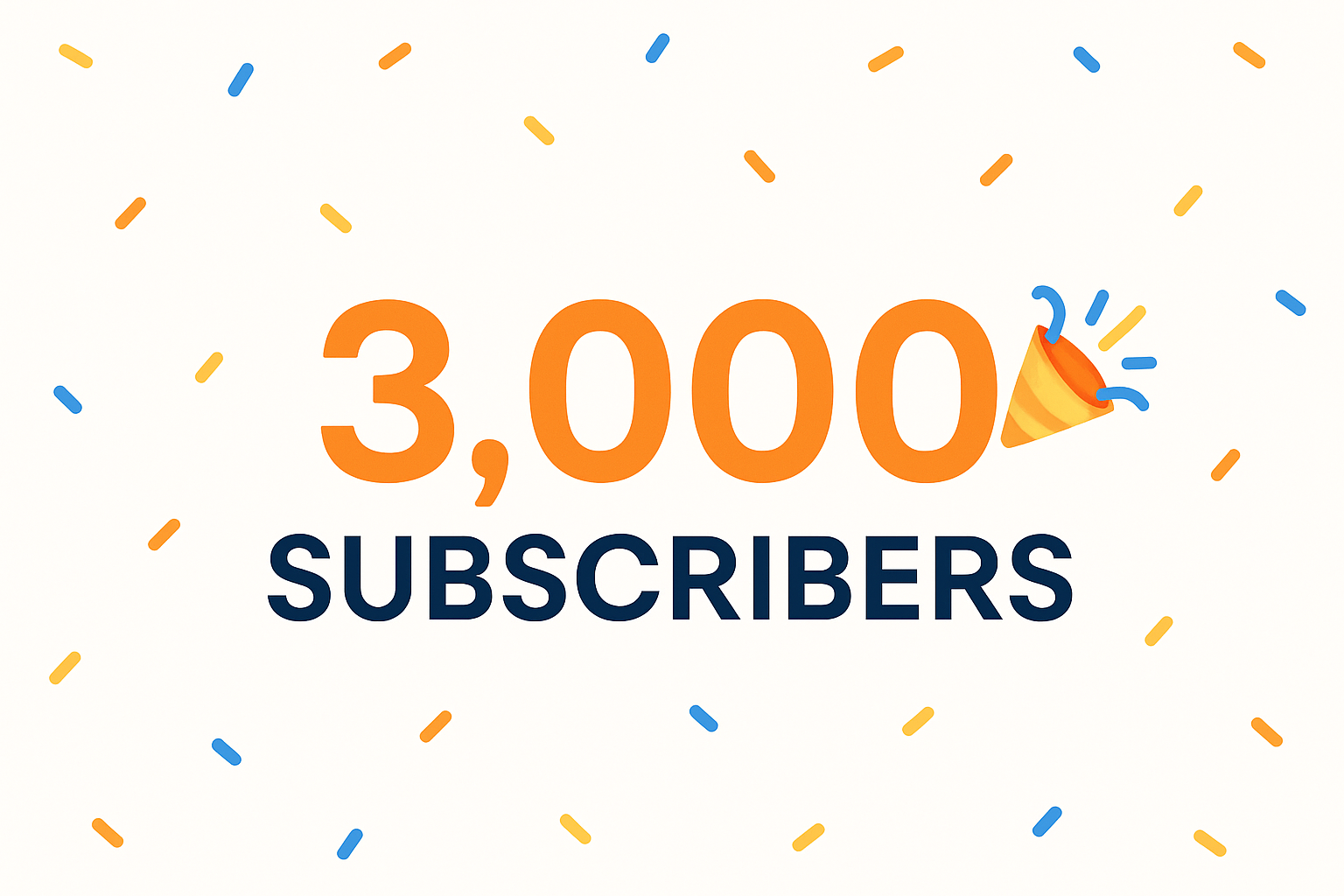 3,000 Paying Subscribers